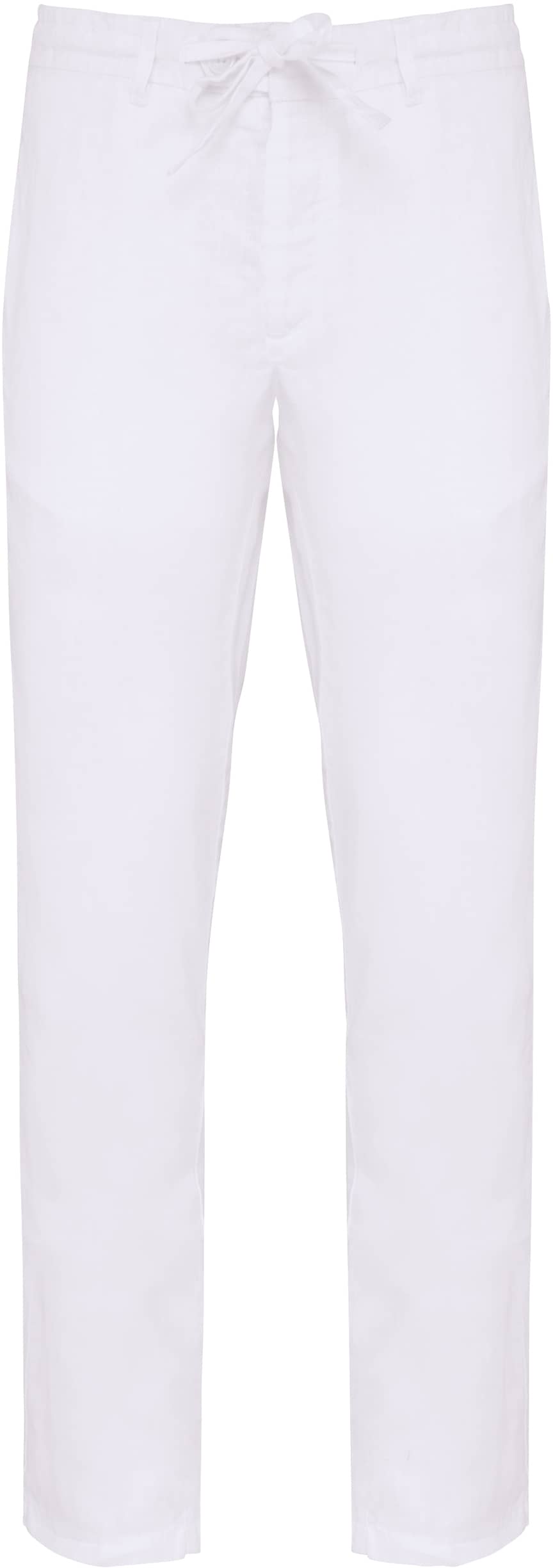 Ausgewaschene Herrenhose aus Leinen