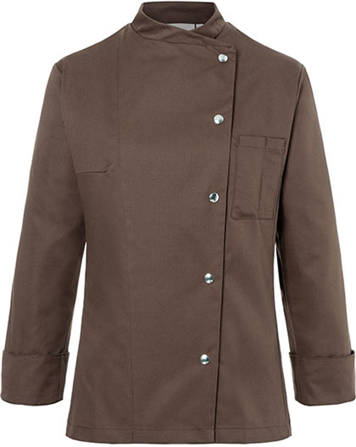 Kochwäsche geeignete Damen-Kochjacke "Larissa"