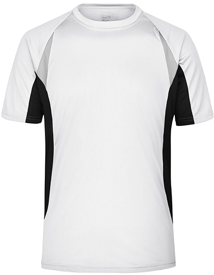 Herren Kontrast Lauf-T-Shirt "Topcool"