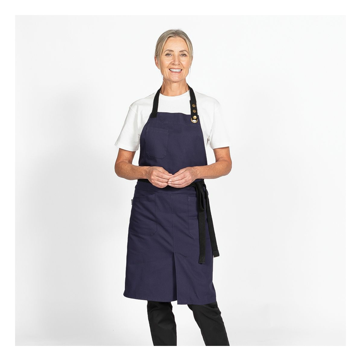 Canvas Apron with Brass Eyelets