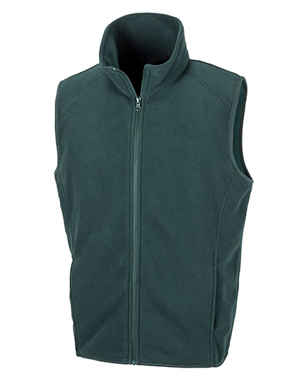 Unisex Micro-Fleeceweste mit Ziernähten