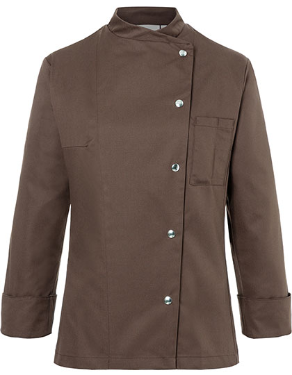 Kochwäsche geeignete Damen-Kochjacke "Larissa"