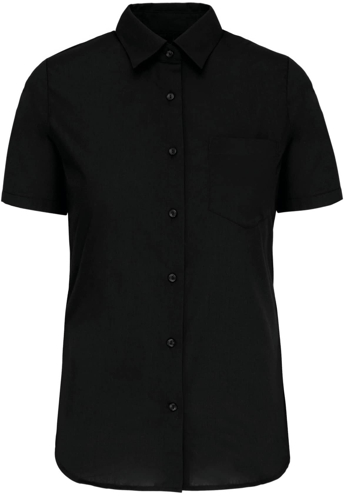Damen Popelinebluse Kurzarm
