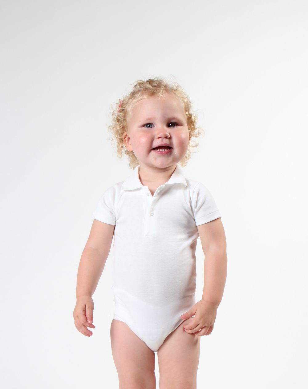 Bio Bodysuit With Polo Shirt Neck