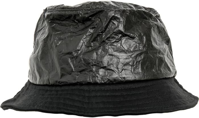 Crinkled Paper Bucket Hat