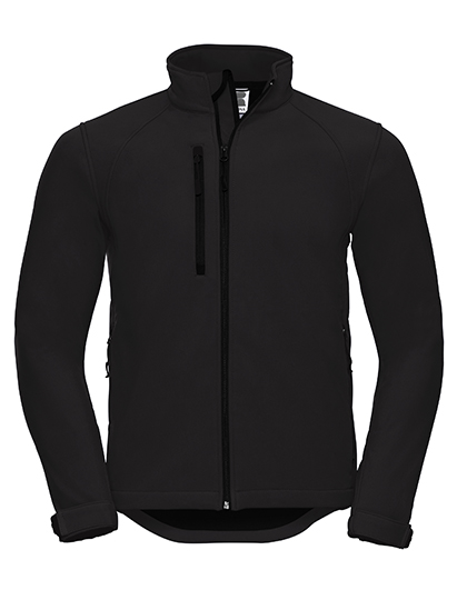 3-lagige Herren-Softshelljacke mit Brusttasche