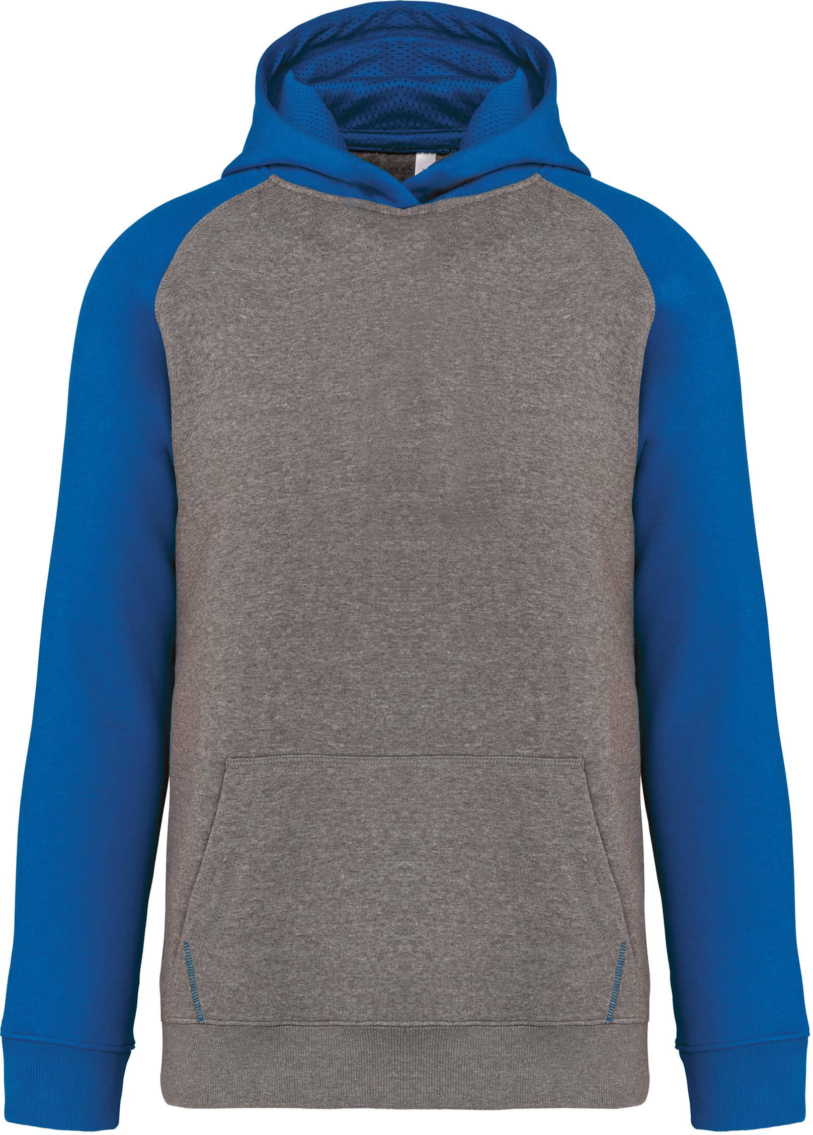 Zweifarbiges Kapuzensweatshirt für Kinder