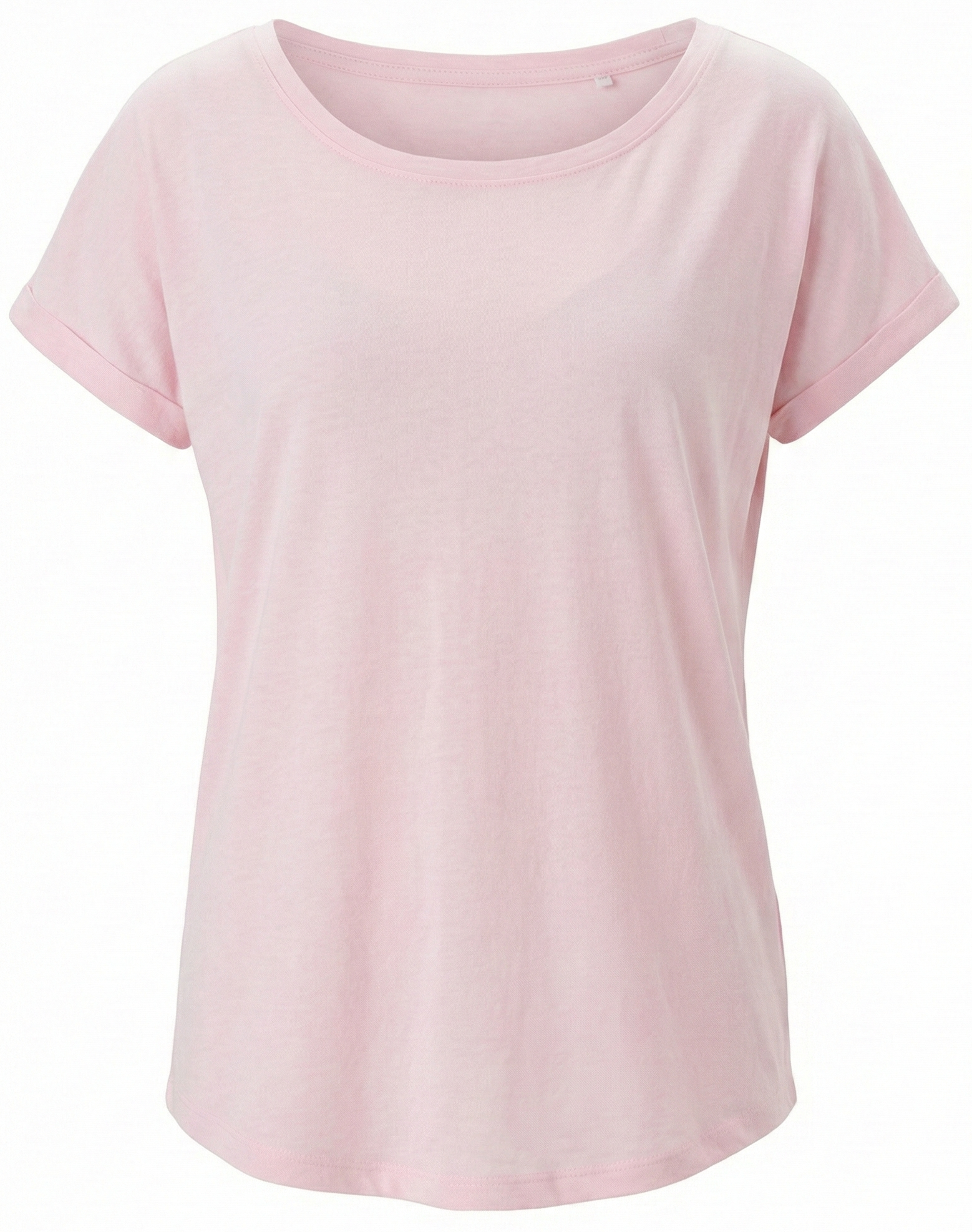 Locker geschnittenes Damen-T-Shirt aus Bio-Baumwolle in Umstellung