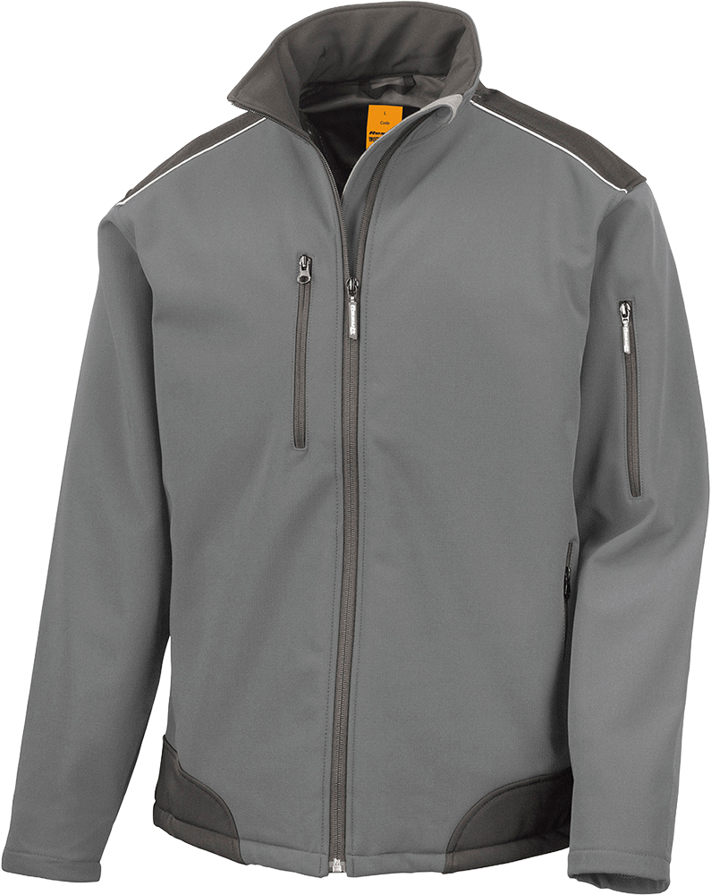 Ripstop Soft Shell Workwear Jacket With Cordura Panels