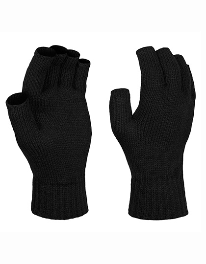 Fingerlose Strick-Handschuhe