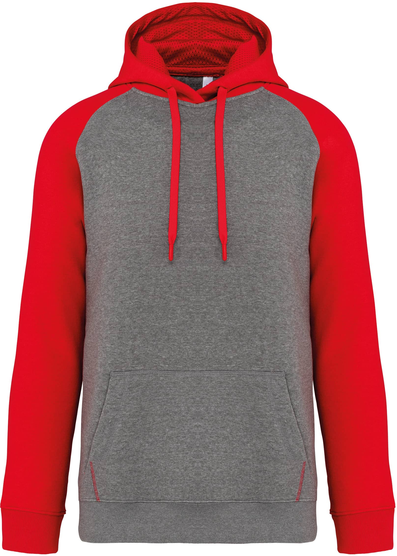 Zweifarbiges Kapuzensweatshirt für Erwachsene