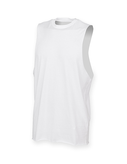 Men´s High Neck Slash Armhole Vest