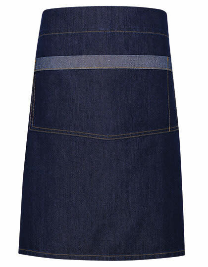 Domain Contrast Denim Waist Apron