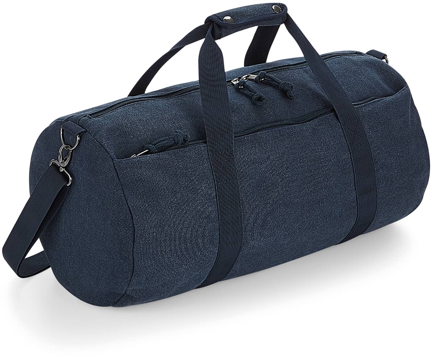 Vintage Canvas Barrel Bag