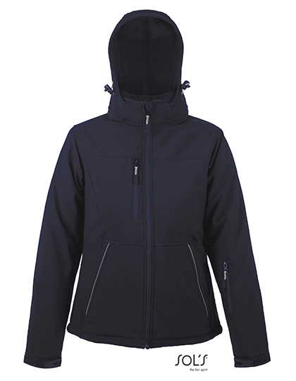 Vollständig wattierte Damen Softshelljacke