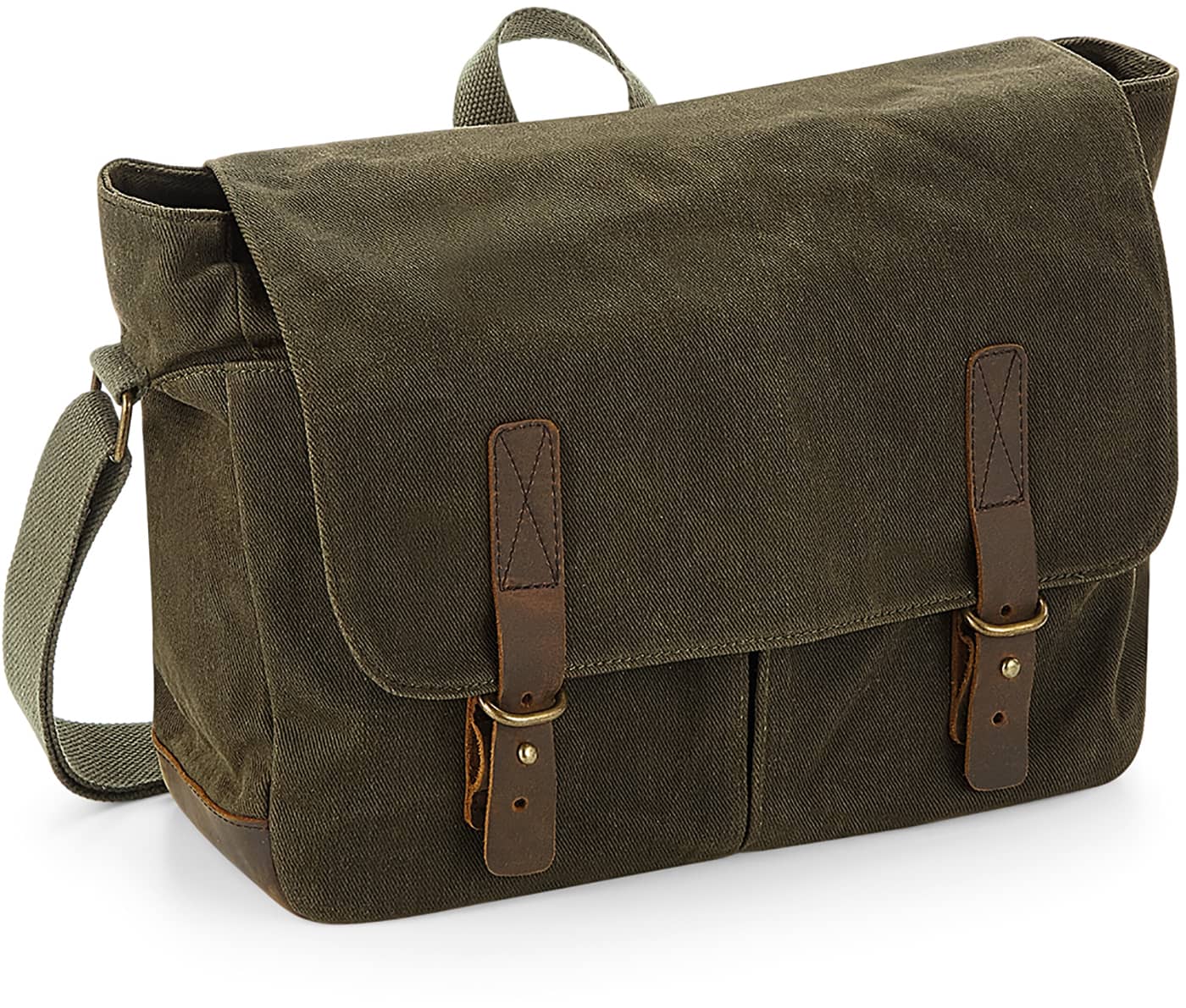 Heritage Waxed Canvas Messenger