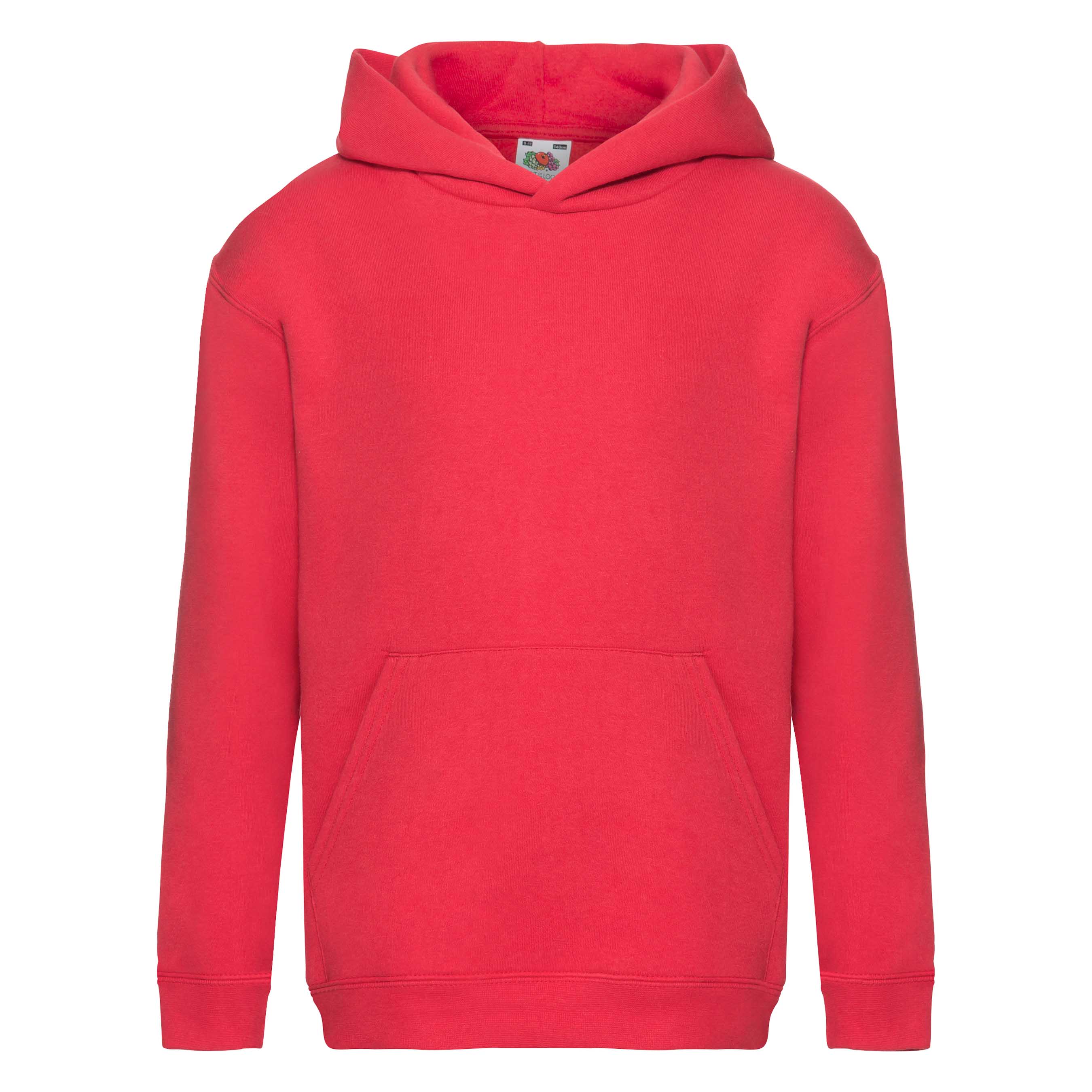Flauschiger klassischer Premium Kinder-Hoodie mit Kängurutasche