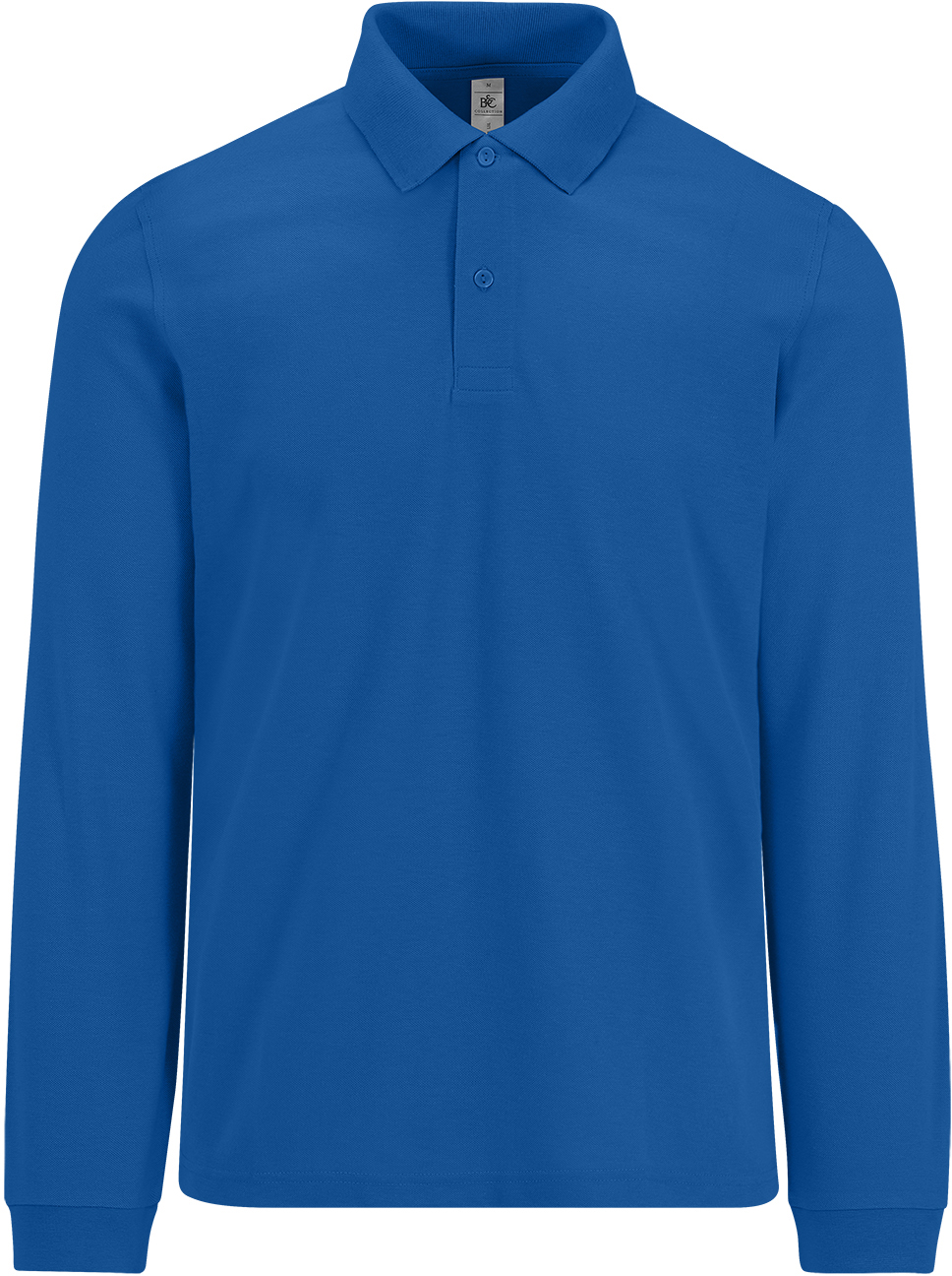 Unisex Langarm-Poloshirt aus nachhaltigerer Baumwolle