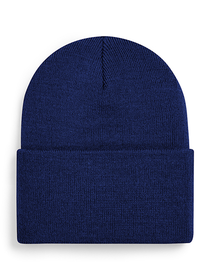 Recycelter Beanie mit breitem Umschlag