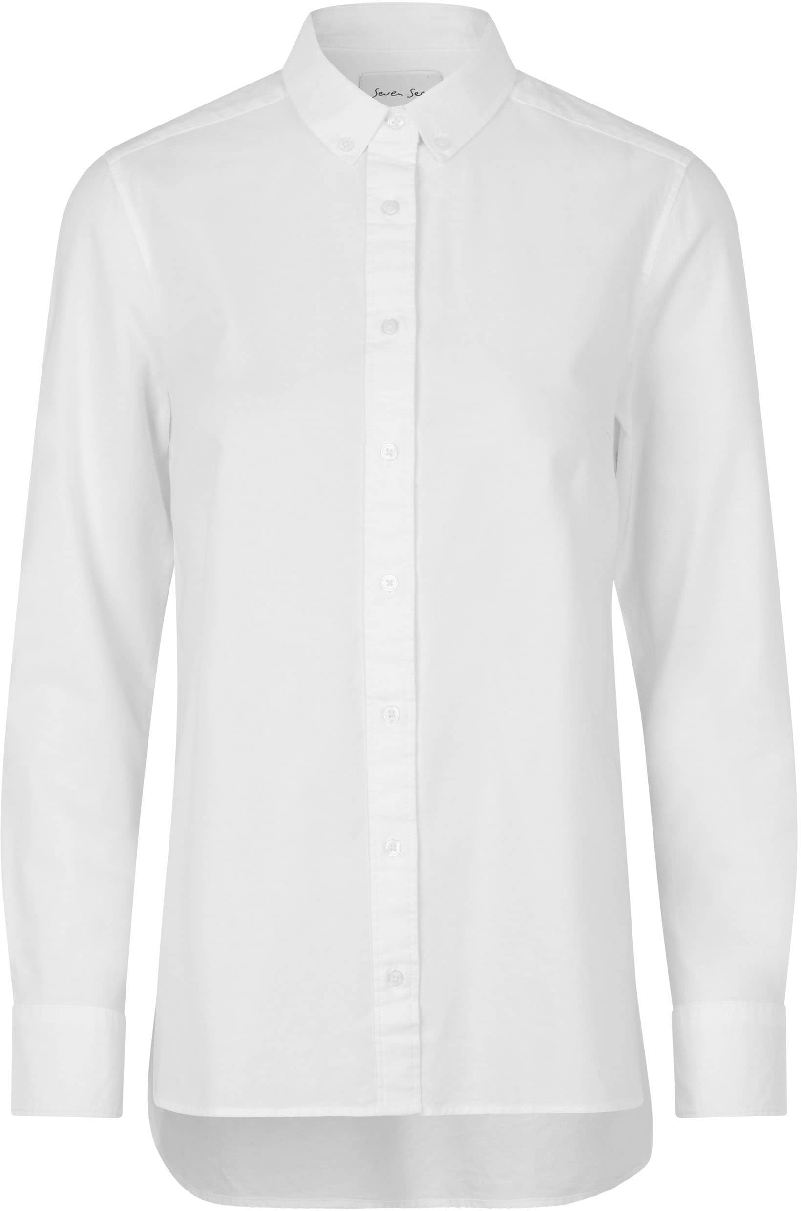 Seven Seas lange moderne Oxford Damen Bluse