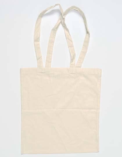Cotton Bag Natural Long Handles