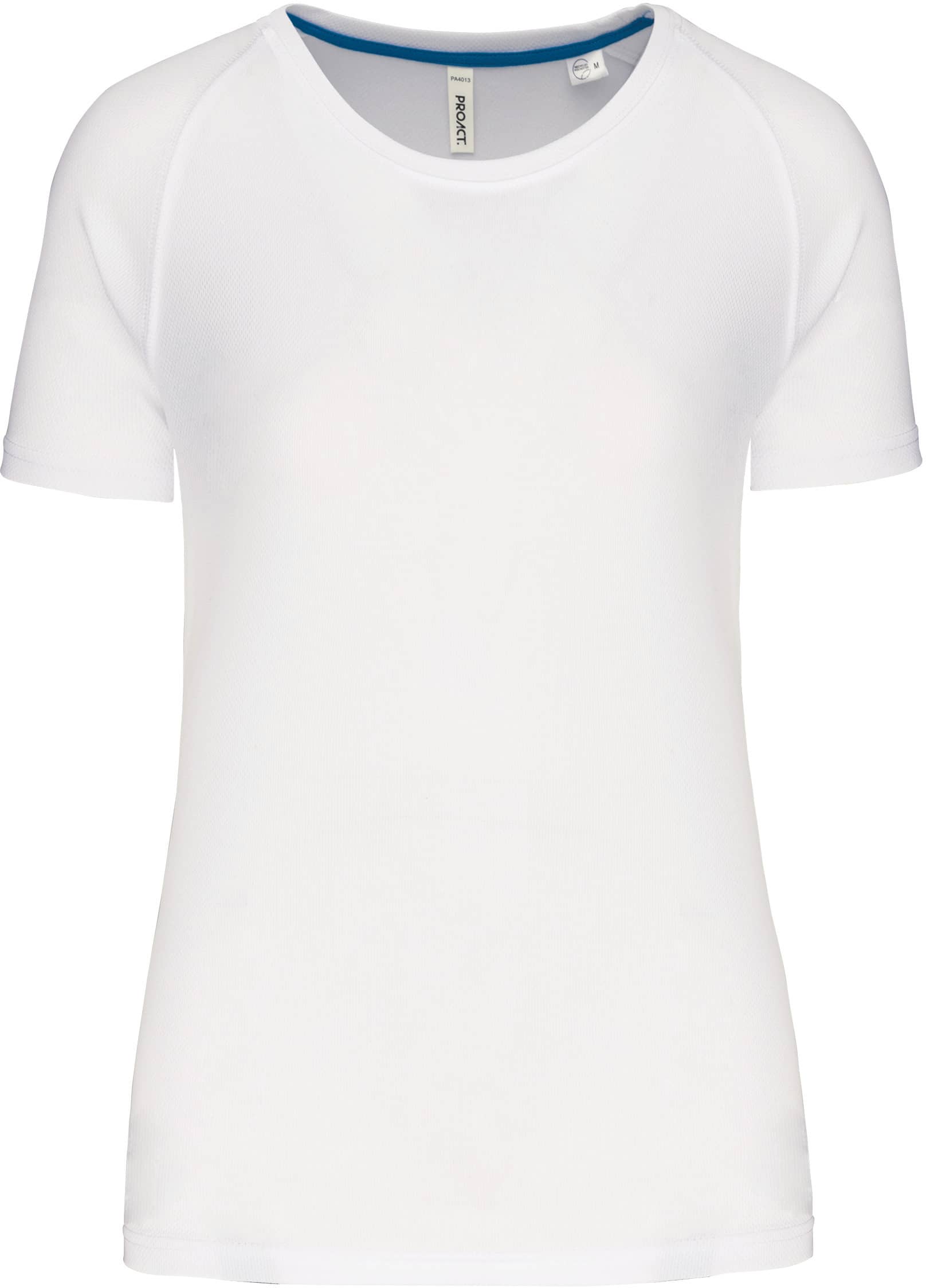 Damen-Sportshirt aus Recyclingmaterial mit Rundhalsausschnitt