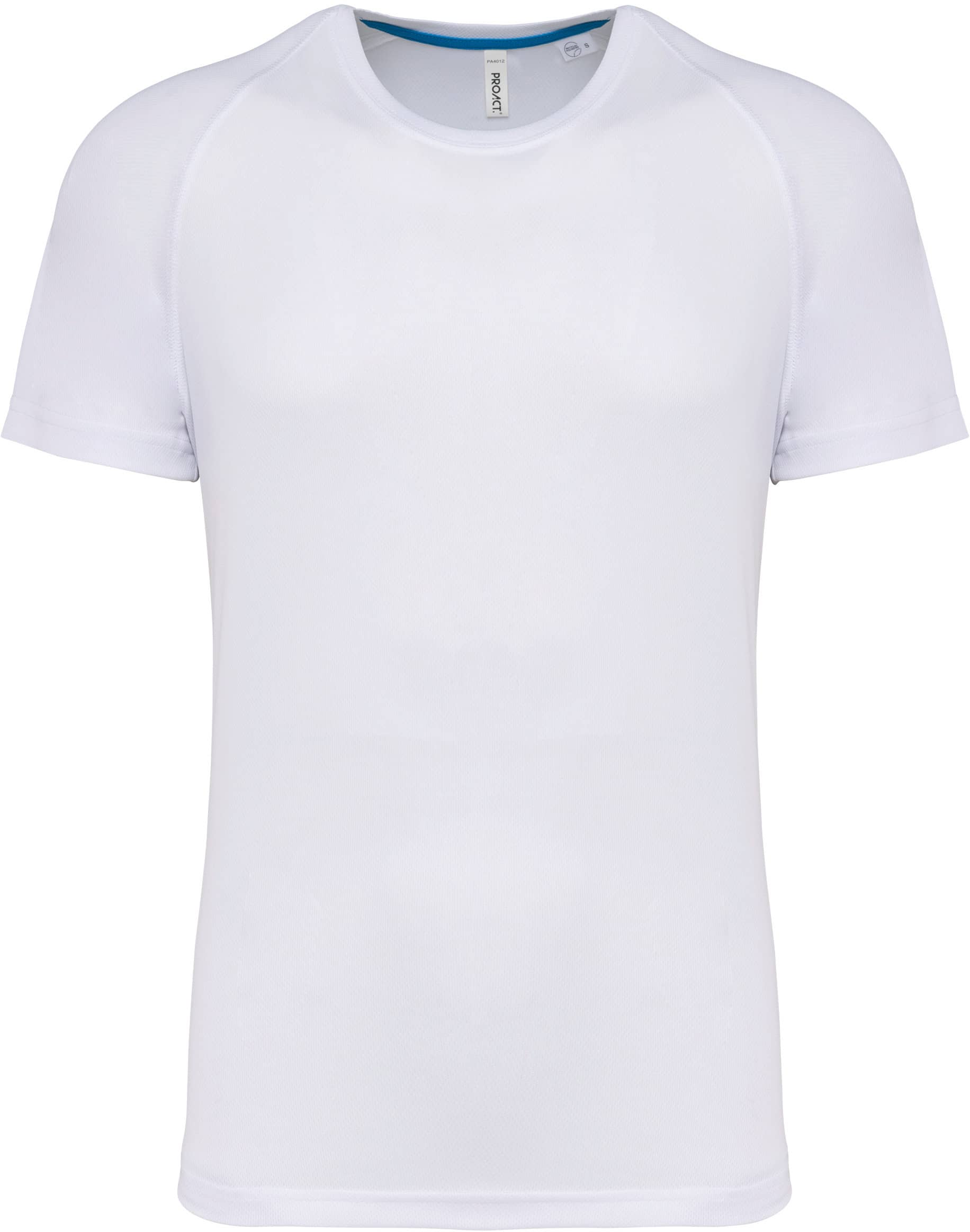 Herren-Sportshirt aus Recyclingmaterial mit Rundhalsausschnitt