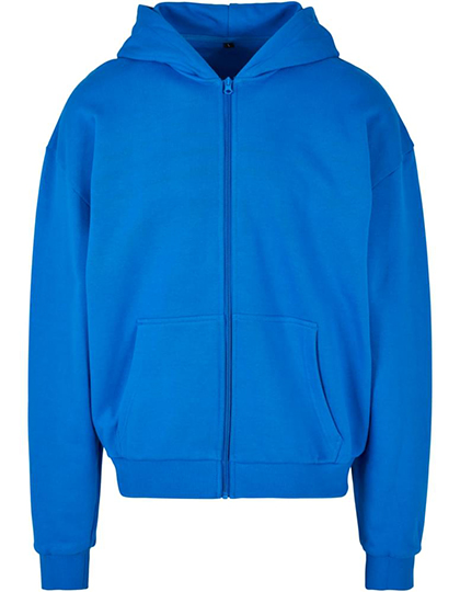 Weit geschnittener Herren-Zip-Hoodie mit Kängurutasche