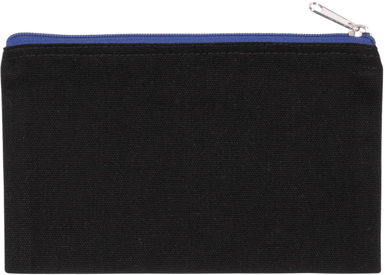 Etui aus Baumwollcanvas - Blau-Schwarz