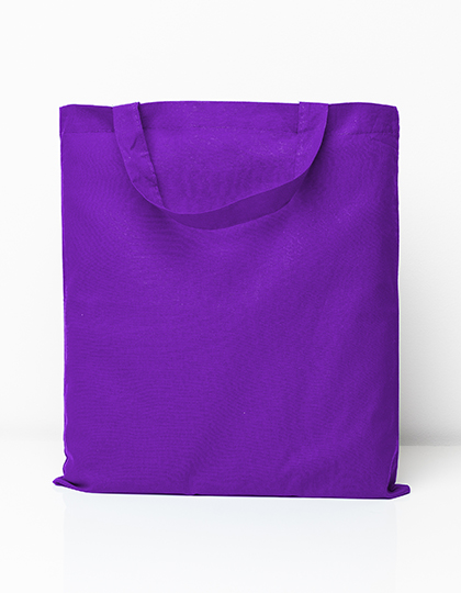 Cotton Bag Colored Short Handles