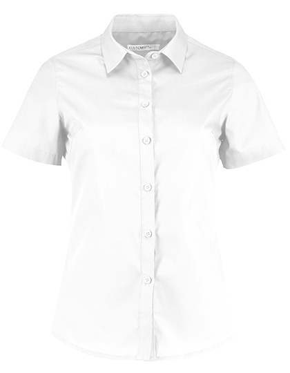 Women´s Tailored Fit Poplin Shirt Short Sleeve