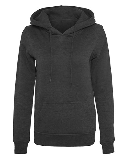 Schwerer flauschiger Damen-Hoodie mit Kängurutasche