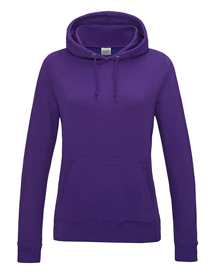 Flauschiger Damen-Hoodie mit Kängurutasche