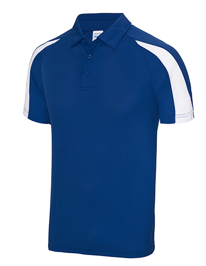 Schnell trocknendes Unisex Kontrast-Poloshirt