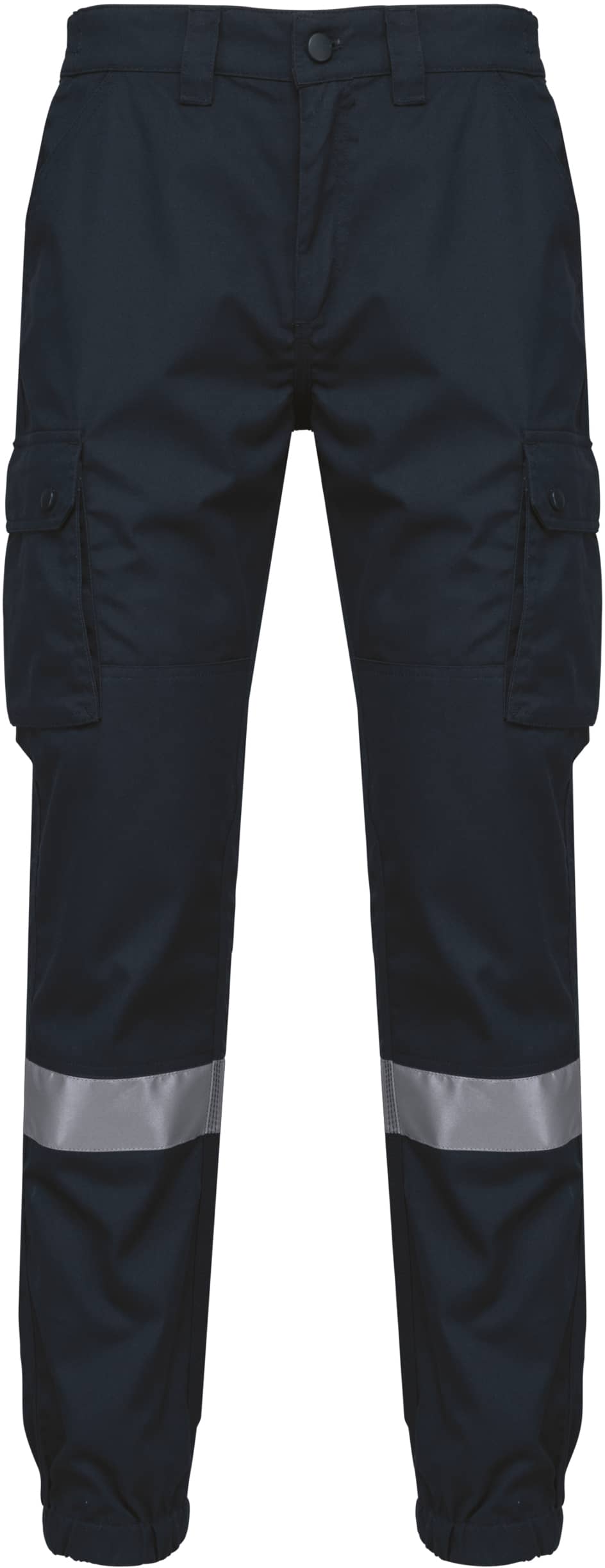 Unisex-Cargo-Hose mit elastischem Saum und reflektierendem Streifen