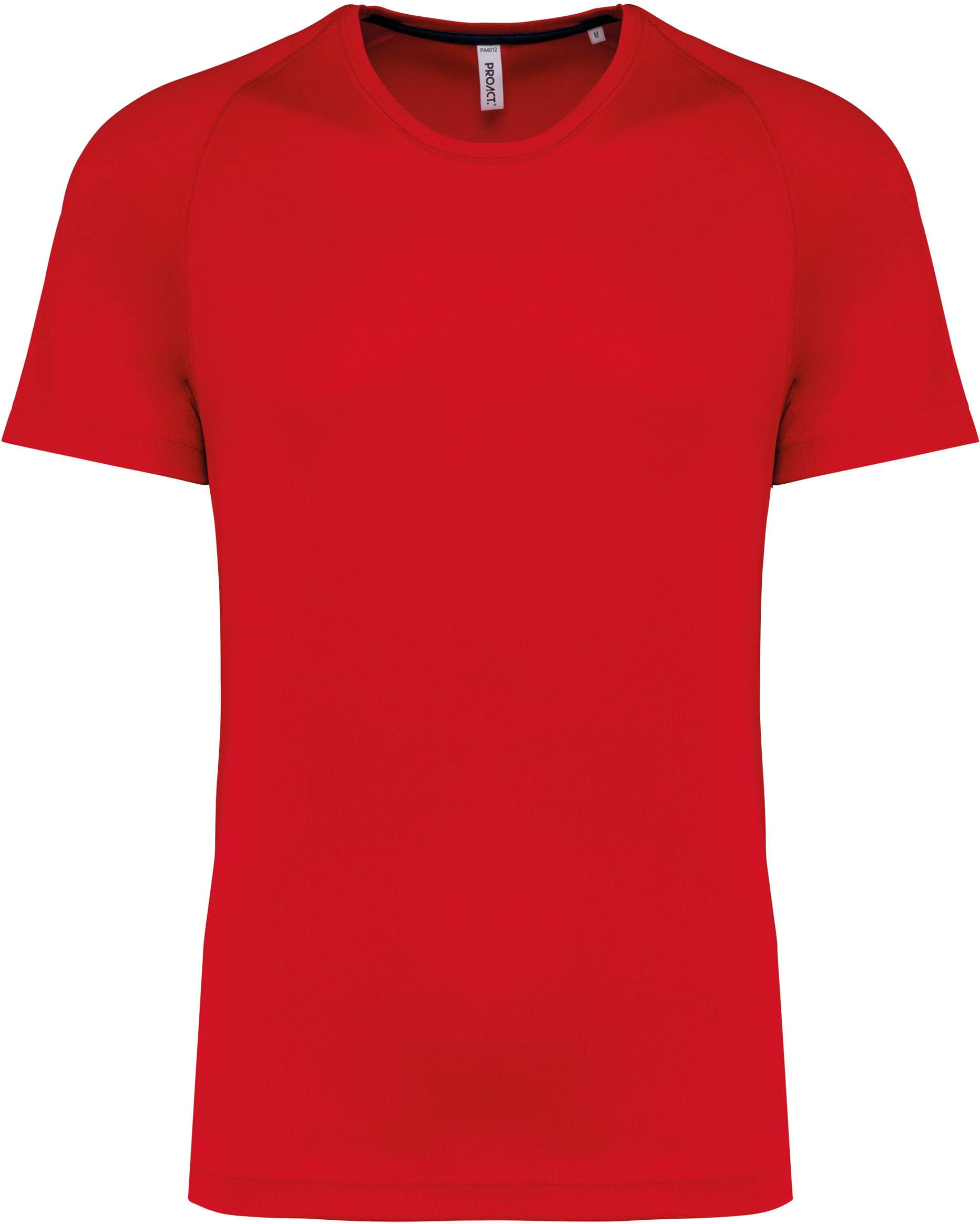 Herren-Sportshirt aus Recyclingmaterial mit Rundhalsausschnitt