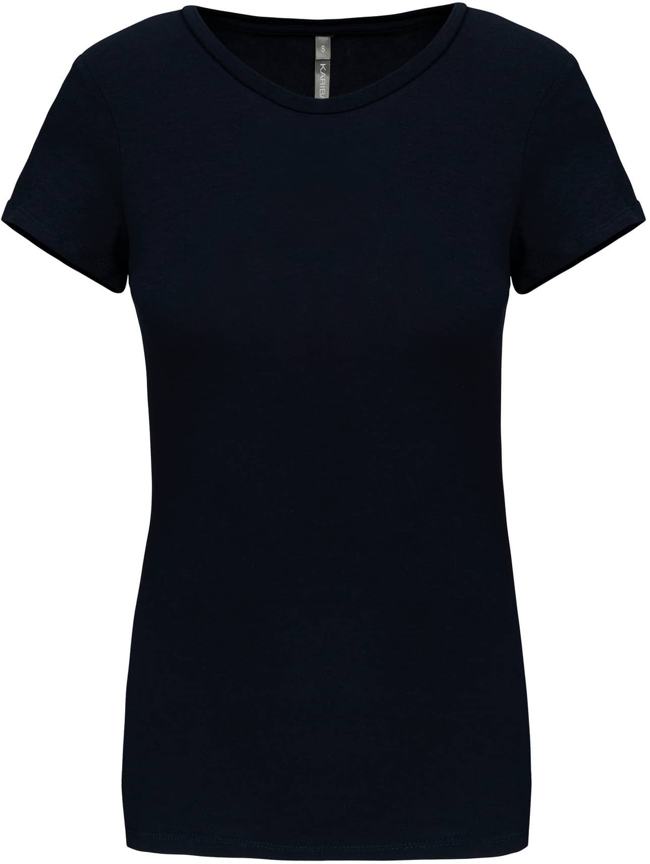 Kurzarm-Damen-T-Shirt mit Rundhalsausschnitt