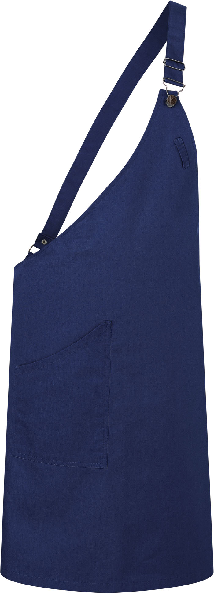 Asymmetrische Latzschürze Classic mit Tasche