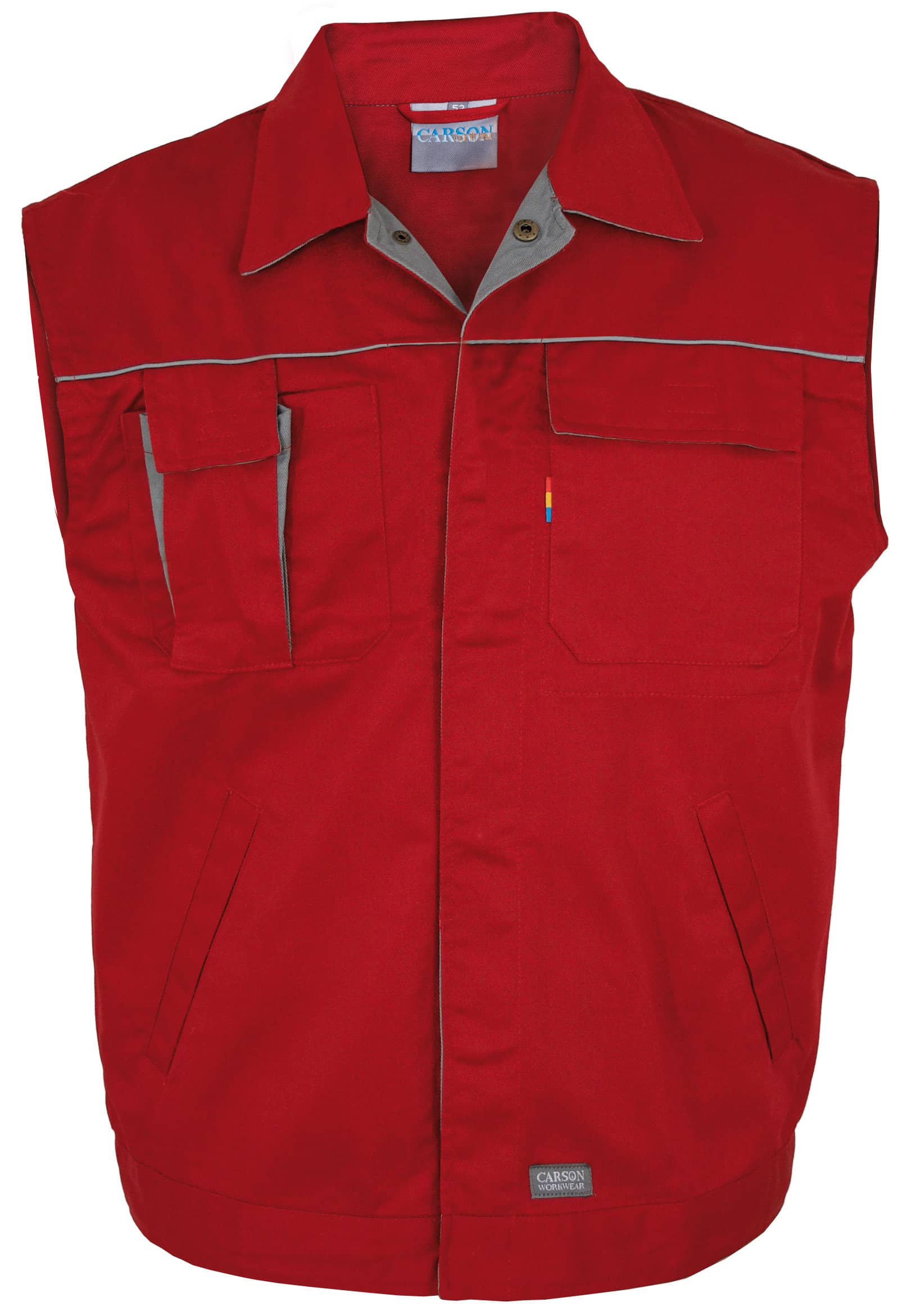 Contrast Work Vest