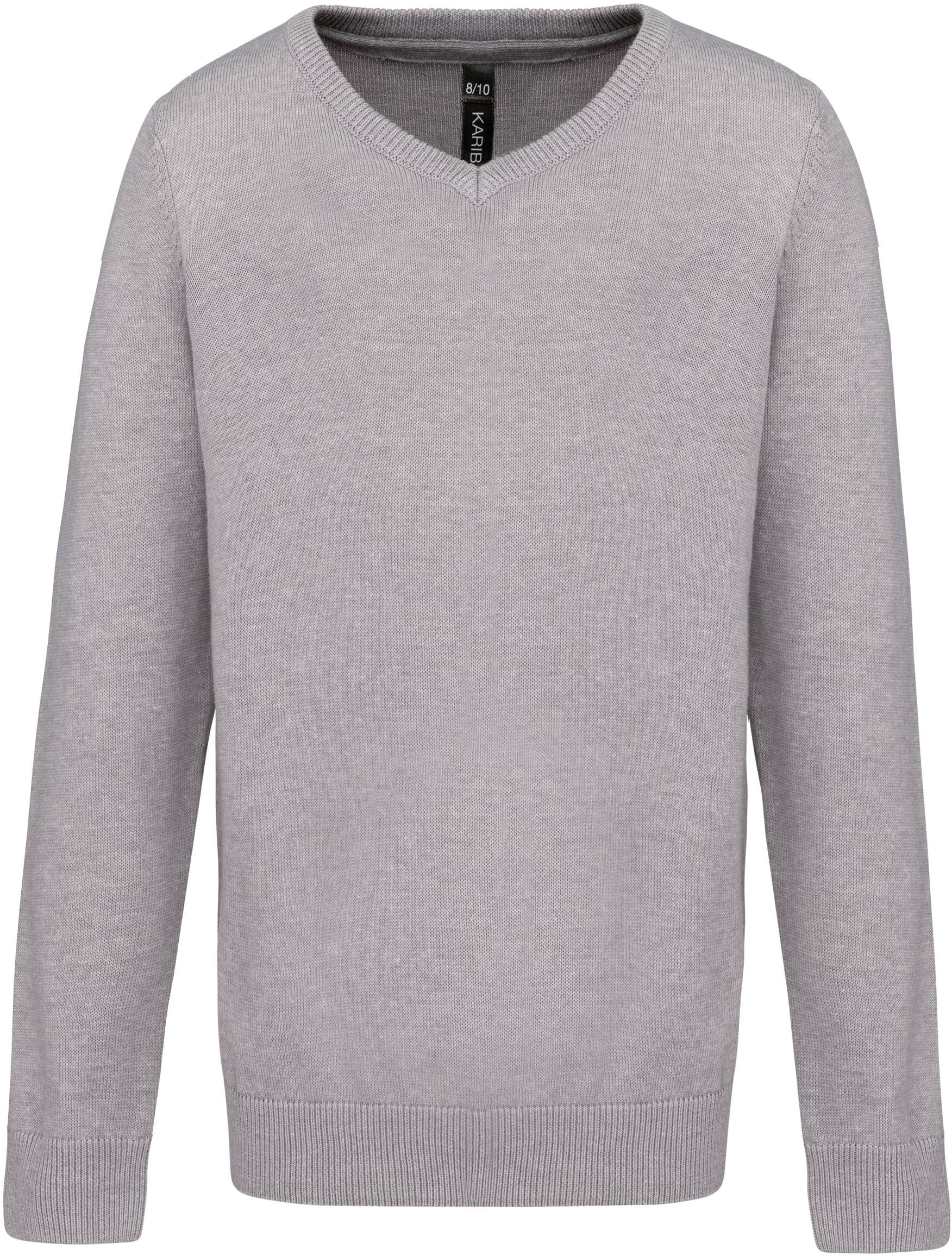 Kinder-Pullover mit V-Ausschnitt