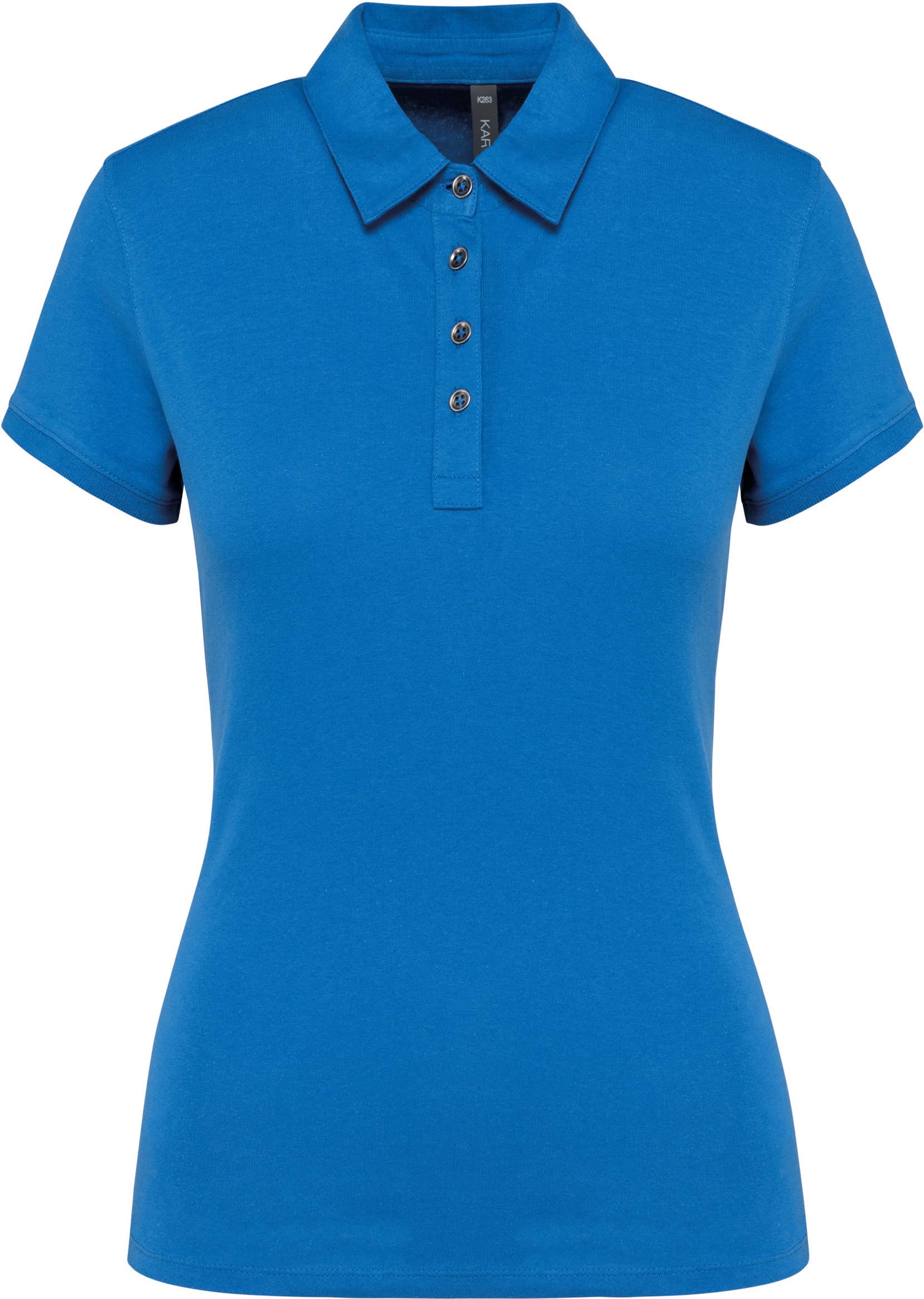 Jersey-Kurzarm-Polohemd für Damen