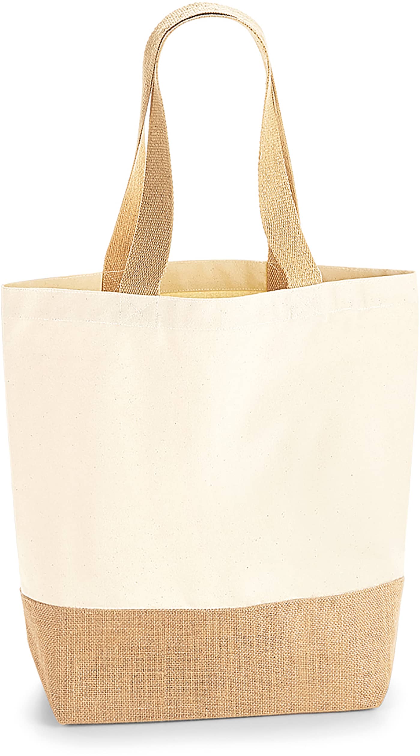 Jute Base Canvas Shopper