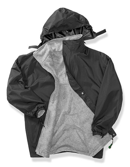 Wendbare wind- und wasserdichte Unisex Jacke "Stormdri 4000"