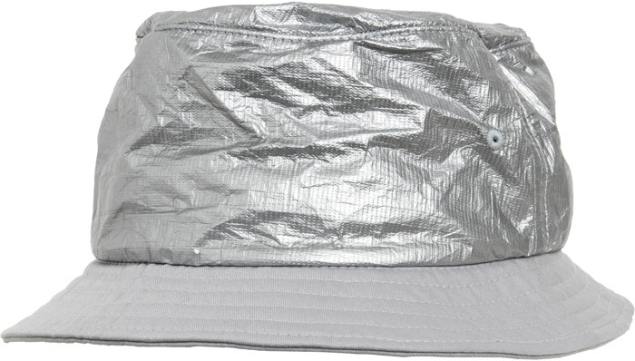 Crinkled Paper Bucket Hat