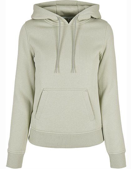 Schwerer flauschiger Damen-Hoodie mit Kängurutasche