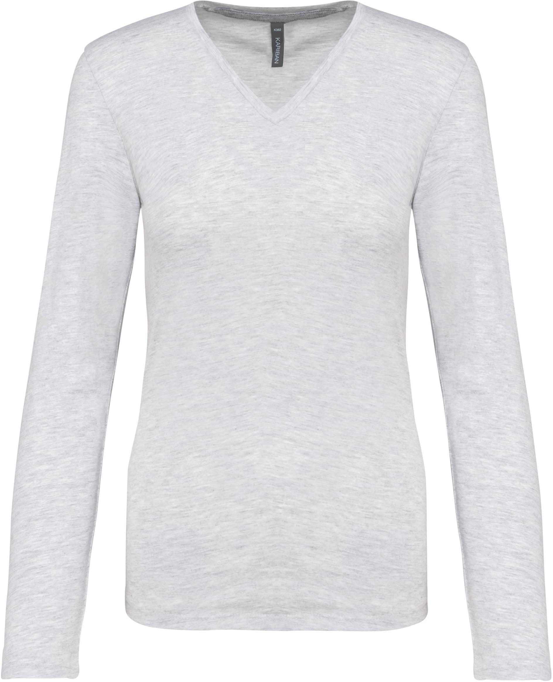 Ladies` Longsleeve V-Neck T-Shirt