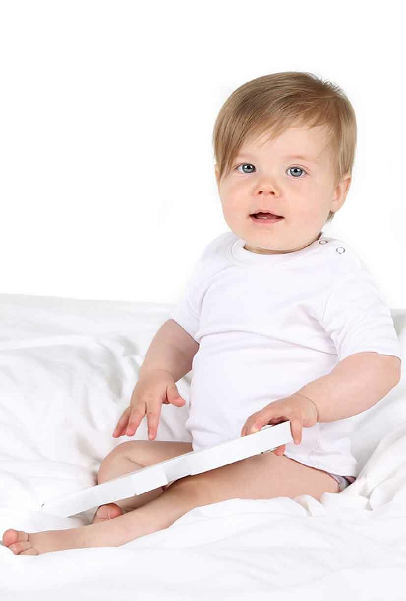 Short Sleeve Baby T-Shirt Polyester