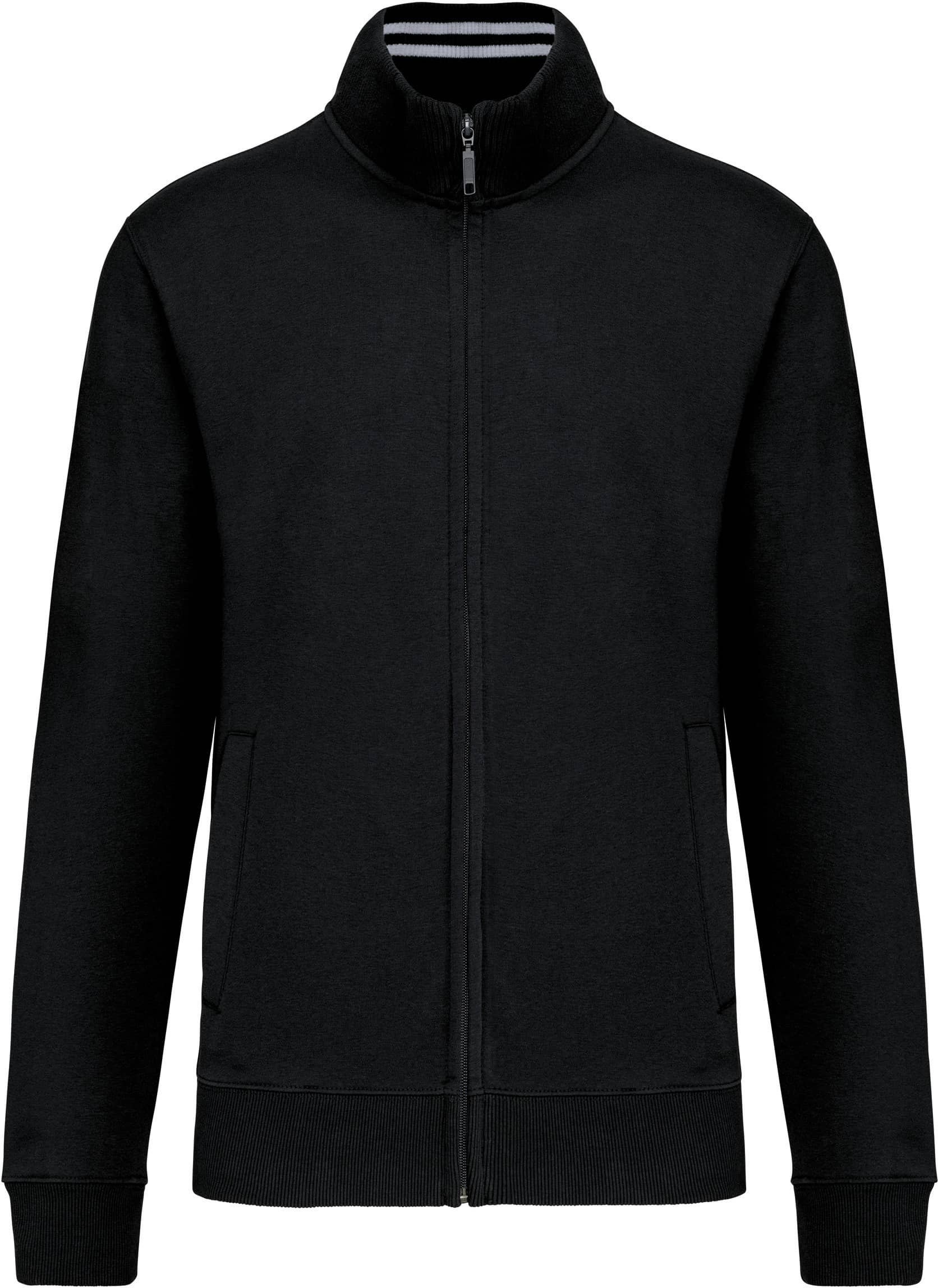Herren Fleece-Sweater mit Reißverschluss