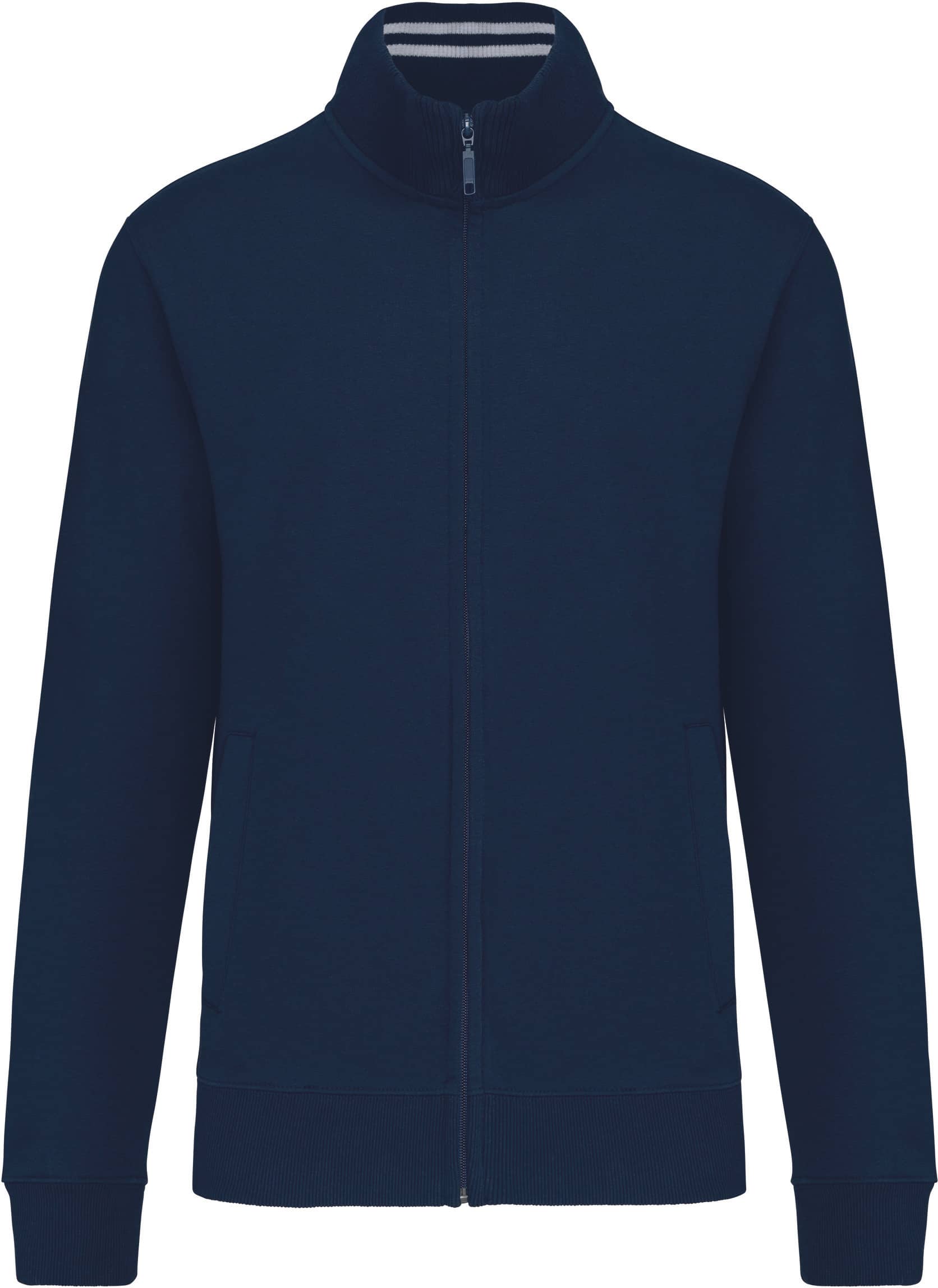 Herren Fleece-Sweater mit Reißverschluss