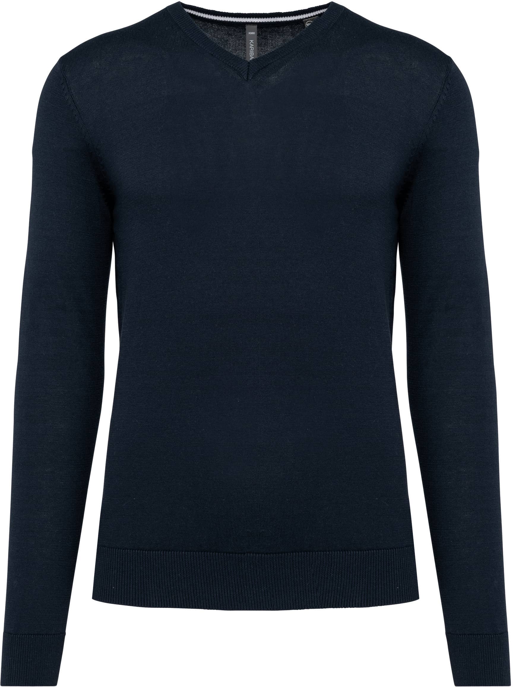 Umweltfreundlicher Herrenpullover mit V-Ausschnitt